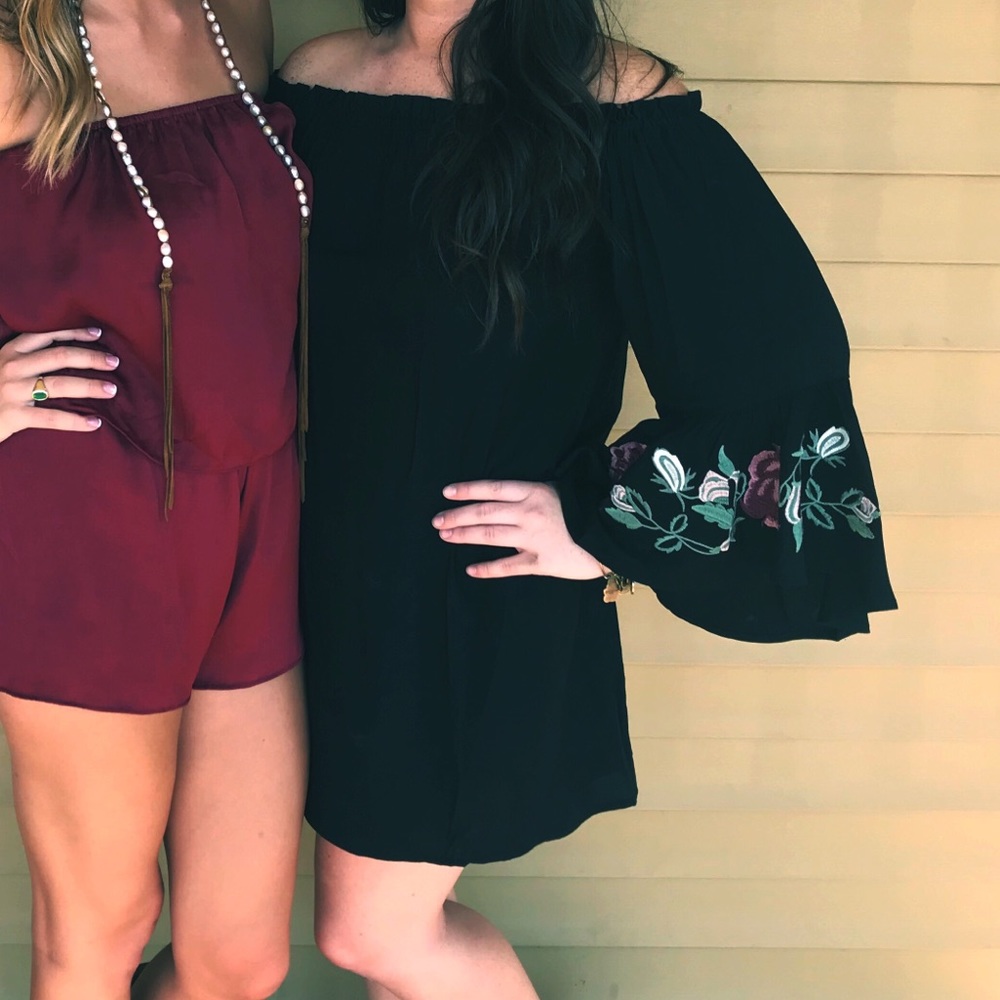 Black Off The Shoulder Dress